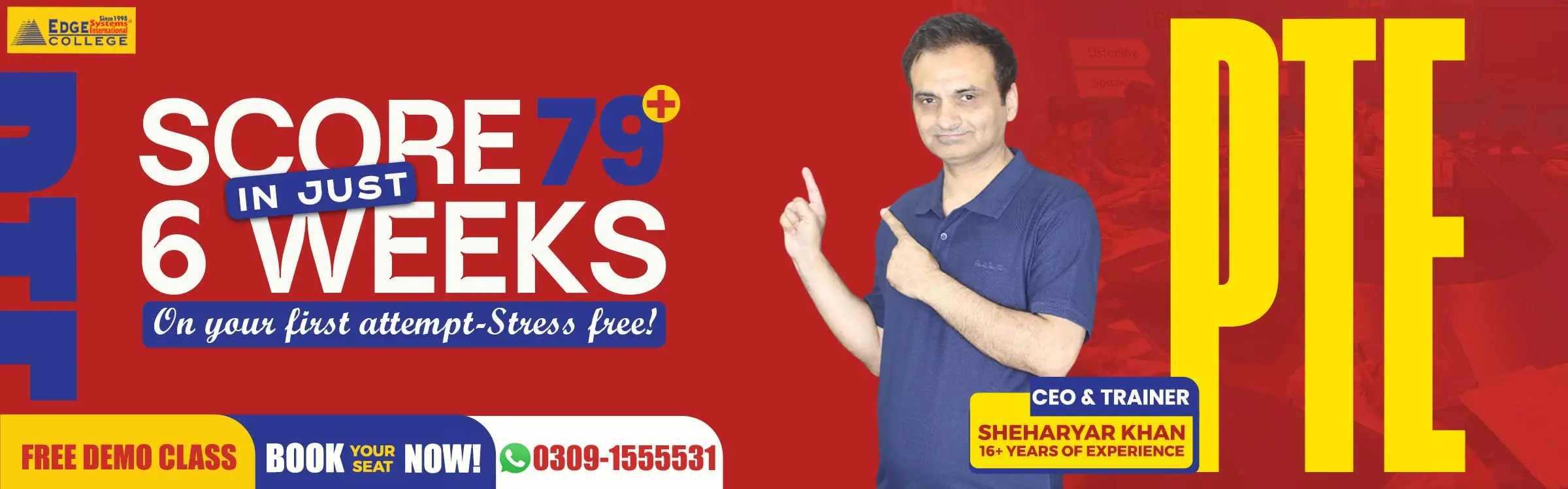 EDGE College - Expert IELTS, PTE, Spoken English, and Digital Marketing Training